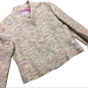 Lilly Pulitzer Madeline Tweed Jacket 12 NWOT